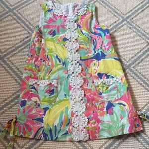 Lilly Pulitzer Multicolor Floral Dress GUC Sz 6